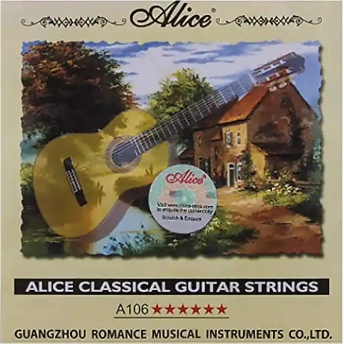 Alice A106 klasik konser gitar telleri, naylon, sert gerginlik