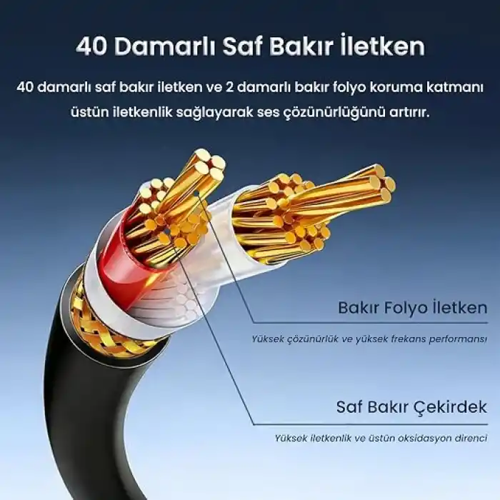 VegGieg XLR Erkek Dişi Profesyonel Mikrofon Kablosu Hi-Fi Ses Kalitesi OFC Bakır Enstrüman Ses Kablosu 3 Metre