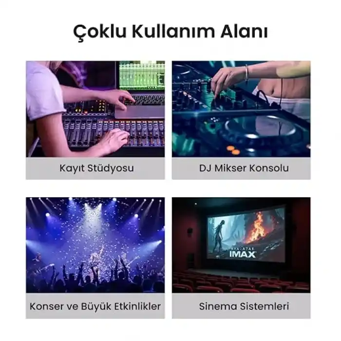 VegGieg XLR Erkek Dişi Profesyonel Mikrofon Kablosu Hi-Fi Ses Kalitesi OFC Bakır Enstrüman Ses Kablosu 3 Metre