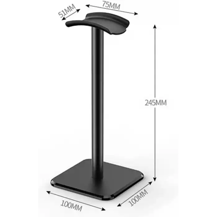 Kulaklık standı kulaklık tutucu jbl steelseries razer anker beats uyumlu kulaklık standı uninanersal enanrensel kulaklık tutucu Siyah, Fobun