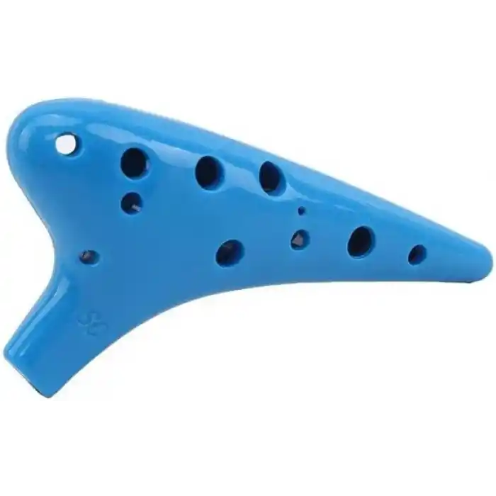 Valkyrie Ocarina 12 Delik Ocarina Alto C Ocarina Flüt Ocarina Sualtı Müzik Nefesli Enstrüman PEMBE