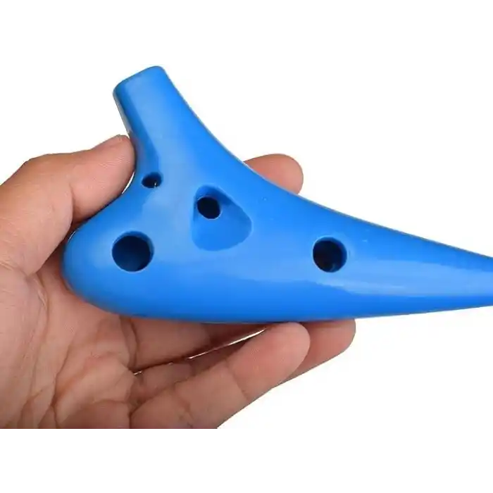 Valkyrie Ocarina 12 Delik Ocarina Alto C Ocarina Flüt Ocarina Sualtı Müzik Nefesli Enstrüman PEMBE