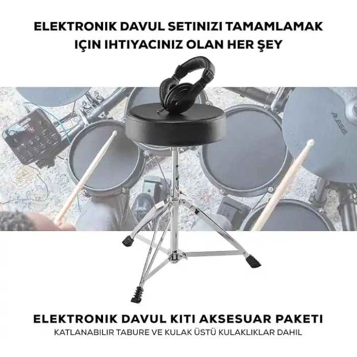 Alesis Drum Essentials Davul Seti Aksesuar Paketi