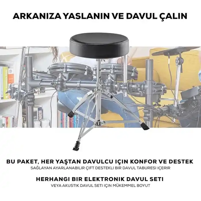 Alesis Drum Essentials Davul Seti Aksesuar Paketi
