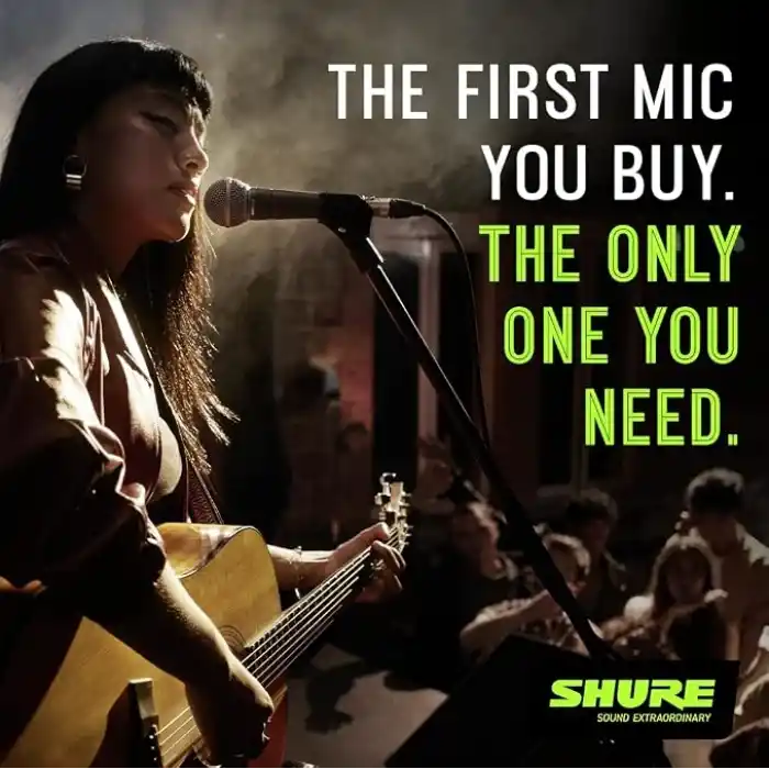 Shure SM58 Kardiyot Dinamik Vokal Mikrofonu, 25 XLR Kablo, Pnömatik Şok Montajı, Dahili Pop Filtreli Küre Örgü Izgara, A25D Mikrofon Klipsi, Saklama Çantası, 3-pin XLR Konnektör (SM58-CN)