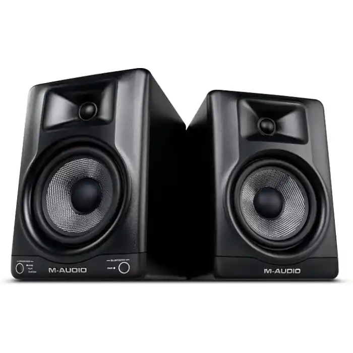 M-AUDIO BX5 BT - 5 DSP Destekli, Bluetooth Bağlantılı, Applikasyon Kontrollü Amplifikatörlü Stüdyo Hoparlörleri (Çift)