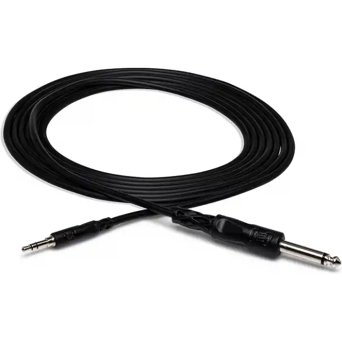 Hosa 3.5 mm TRS (M) - 1/4 inç TS (M) Mono Kablo 3 m (CMP-110)