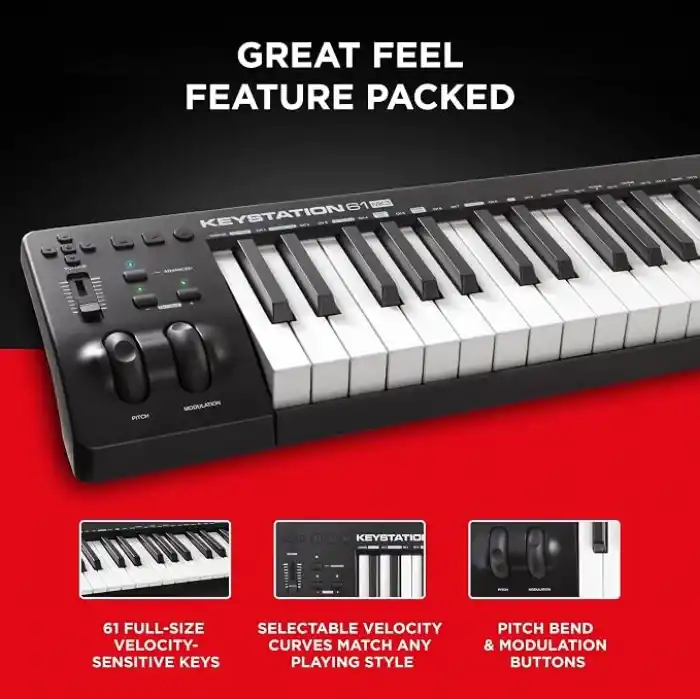 M-AUDIO Keystation 61 MK3 USB MIDI Kontrolör
