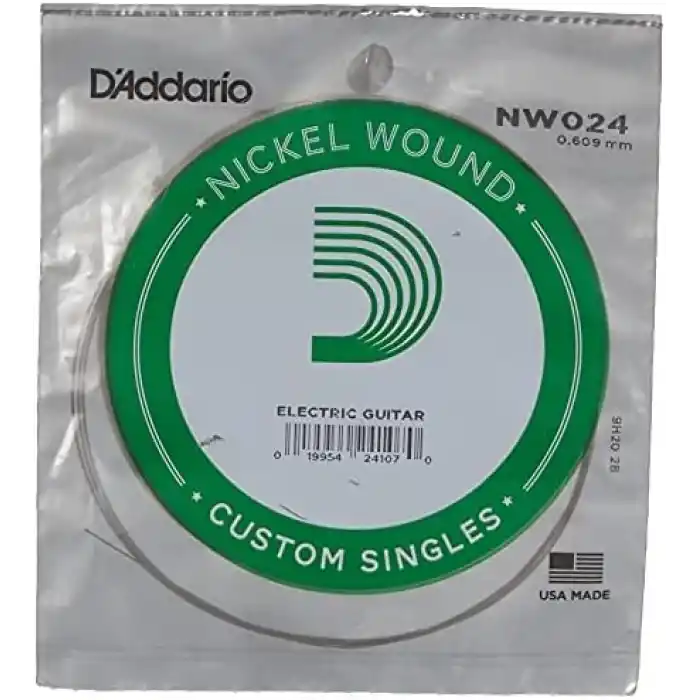 Daddario Nw024 Elektro Ve Akustik Tek Tel, 5Li Paket, (Re), Nicke