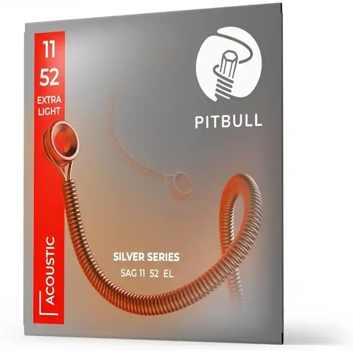 Pitbull Silver Akustik Gitar Teli SAG L 11-52 Light