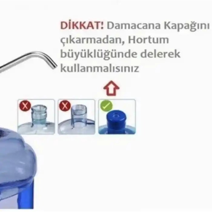 ARVALE Şarjlı Damacana Su Pompası – USB Şarj Edilebilir Otomatik Elektrikli, Tek Tuşla Kolay Kullanım