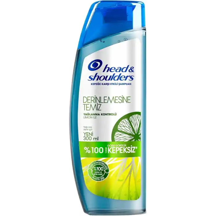 Head & Shoulders Derinlemesine Temizlik Şampuan Yağlanma Kontrolü Limon 300 ml