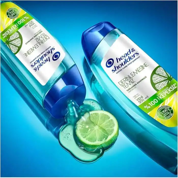Head & Shoulders Derinlemesine Temizlik Şampuan Yağlanma Kontrolü Limon 300 ml