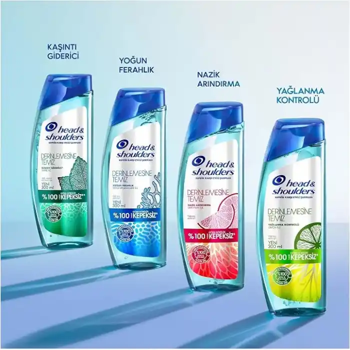 Head & Shoulders Derinlemesine Temizlik Şampuan Yağlanma Kontrolü Limon 300 ml