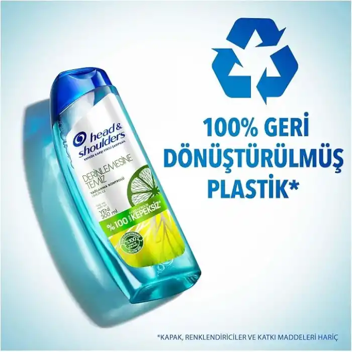 Head & Shoulders Derinlemesine Temizlik Şampuan Yağlanma Kontrolü Limon 300 ml