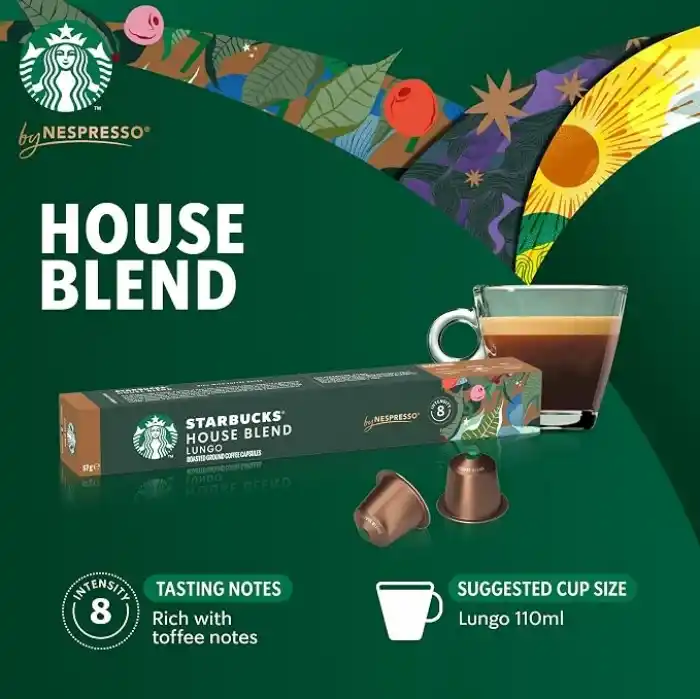 Starbucks By Nespresso House Blend Kapsül Kahve 1 X 10 Adet