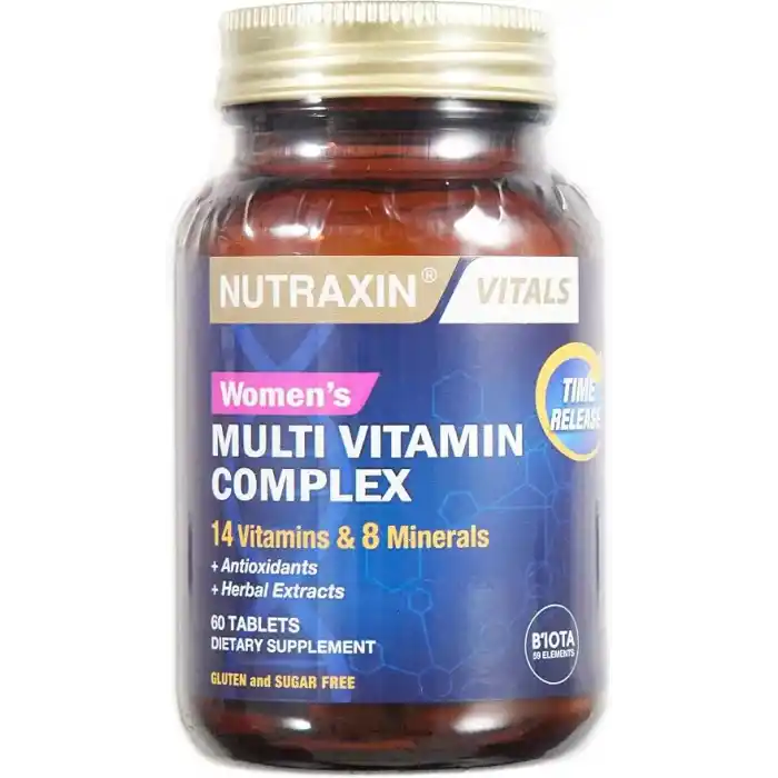 Nutraxin Womens Multi Vitamin Complex 60 Tablet Takviye Edici Gıda