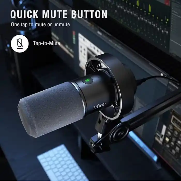 Fifine K688 USB - XLR Dinamik Yayıncı Youtuber Bilgisayar Oyuncu Stüdyo Mikrofonu
