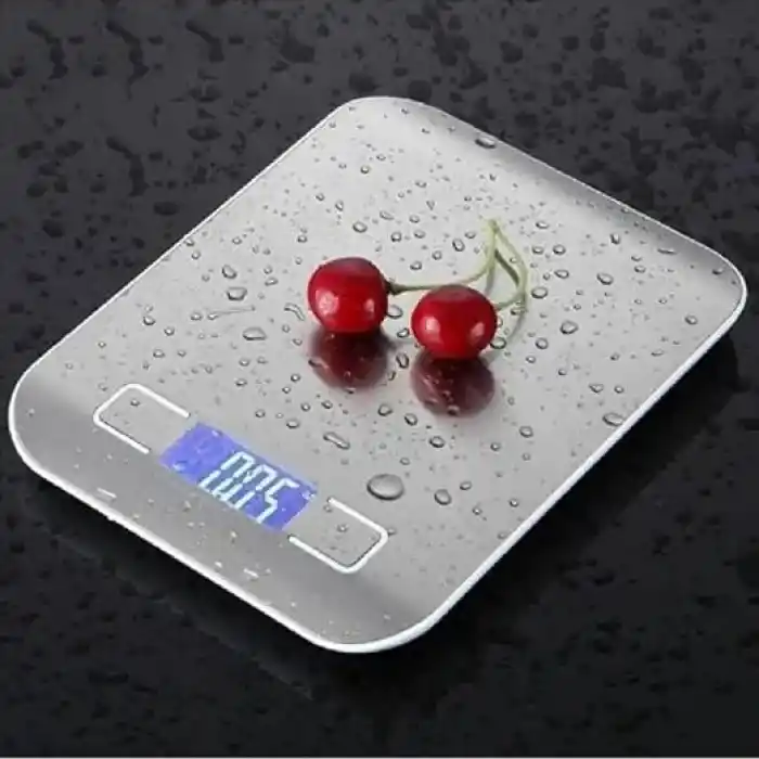 ARVALE Platin Mutfak Terazisi Dijital Tartı Hassas Lcd Ekranlı 5 Kg