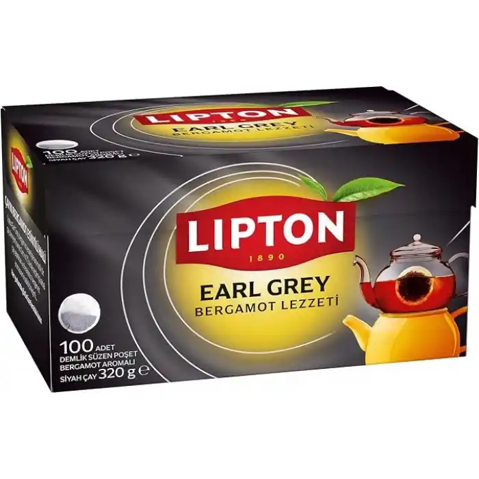 LİPTON Early Grey Demlik Poşet Çay 100lü (320 gr)