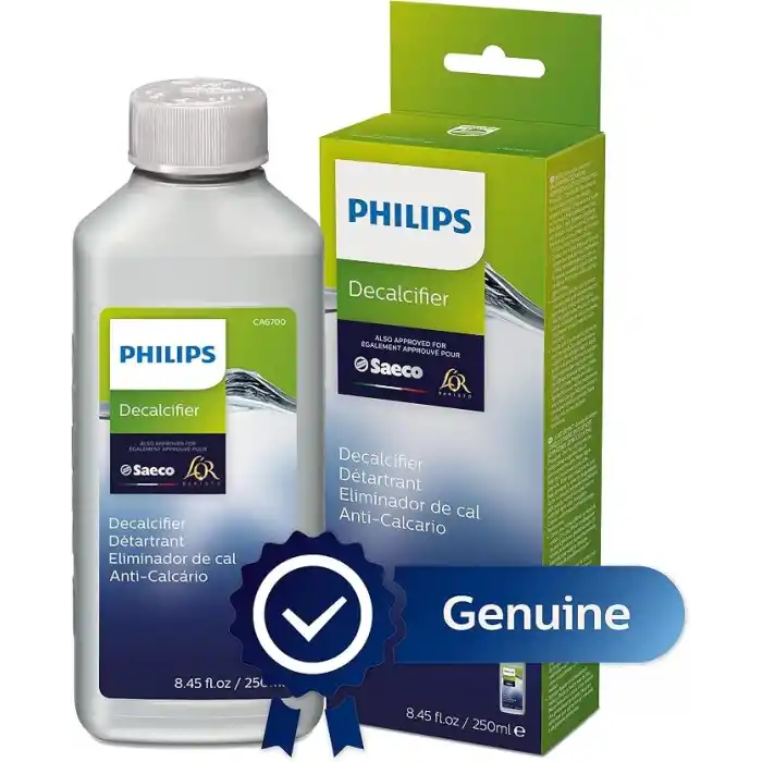 Philips Kitchen Appliances Philips Orijinal Espresso Makinesi Kireç Çözücü, Makine Ömrünü Uzatmak İçin Mükemmel Kireç Çözme, 1 Kireç Çözme Döngüsü, 250 ml Şişe, (CA6700/47)