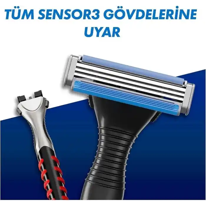 Gillette Sensor3 Tıraş Makinesi Plus 6 Bıçak