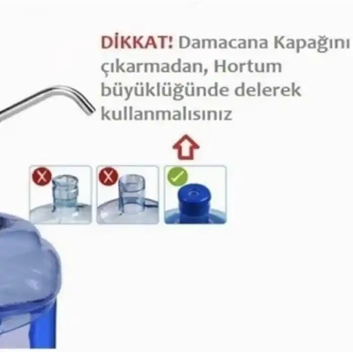 Damacana Pompası Sarjlı – USB ile Şarj Edilebilir, Otomatik Tek Motorlu Su Pompası, Taşınabilir Su Pompası, Damacana Su Çekme Cihazı BPA İçermez