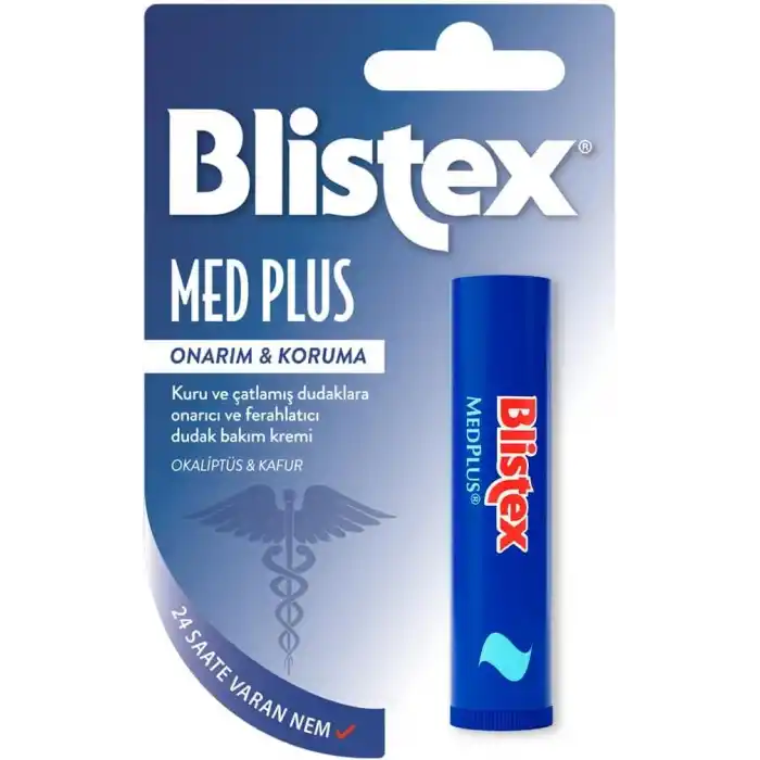 Blistex MedPlus Stick Kuru ve Çatlamış Dudaklar İçin Onarıcı Dudak Bakım Kremi SPF 15 4.25 Gram