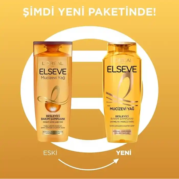 LOreal Paris Elseve Mucizevi Yağ Besleyici Bakım Şampuanı 400 ml