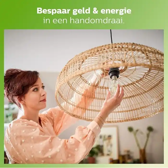 Philips LED Classic 60W A60 Filament Ampul, 2700 Sarı Işık, E27 Normal Duy, Dim Edilmez 2li Ekopaket