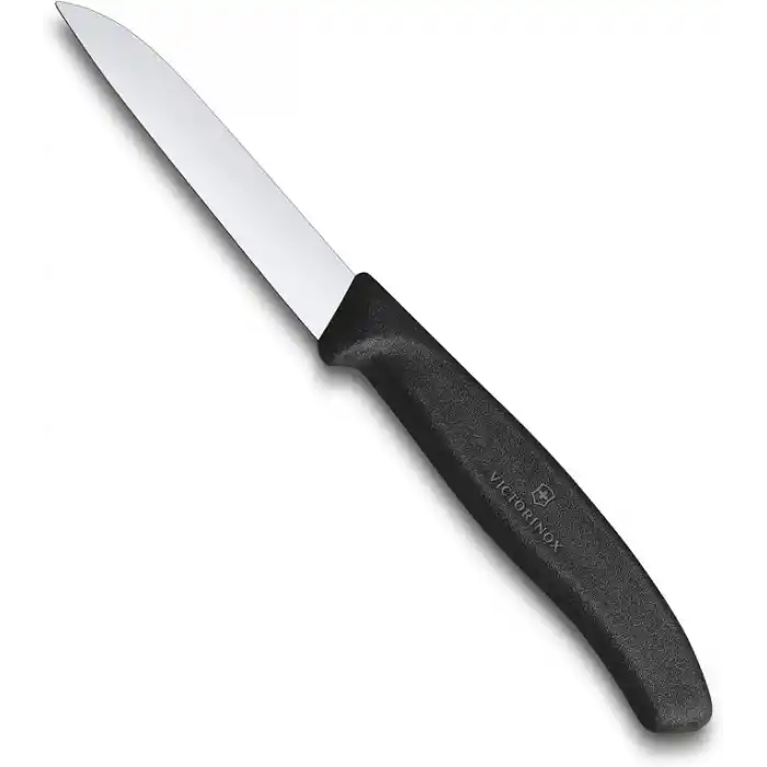 Victorinox 6.7403 SwissClassic 8cm Düz Soyma Bıçağı, Siyah