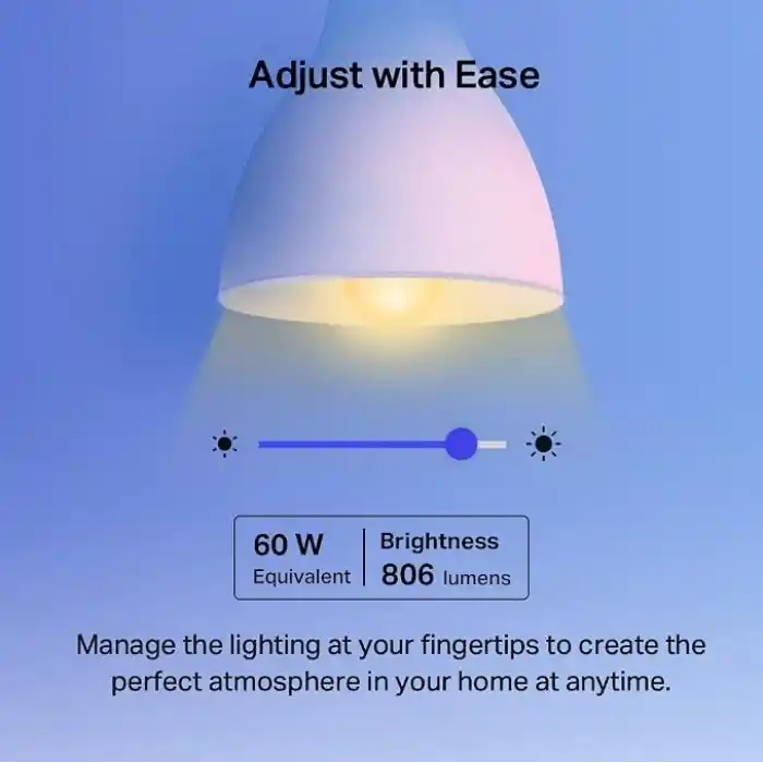 Tapo L530E 2-pack, 8.7 W, 2.4 GHz, 16.000.000 Renk Tonu, E27 Duy, Amazon Alexa ve Google Home ile Çalışır, Rengi Değiştirilebilir, Hub Gerekmez, Çok Renkli Akıllı Wi-Fi Ampulü