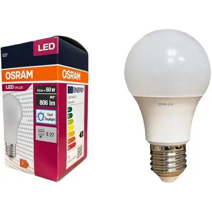 Osram 8.5 Watt Led Ampul 6500K Beyaz E27-10 Adet