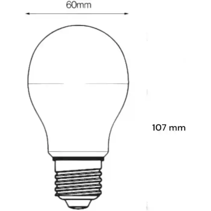 Osram 8.5 Watt Led Ampul 6500K Beyaz E27-10 Adet