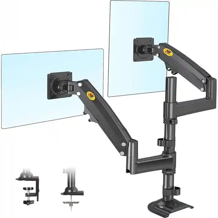 North Bayou NB H180 Ergonomic Profosyonel 17-35 inch Monitör Standı 2026 Versiyon (Matte Charcoal)
