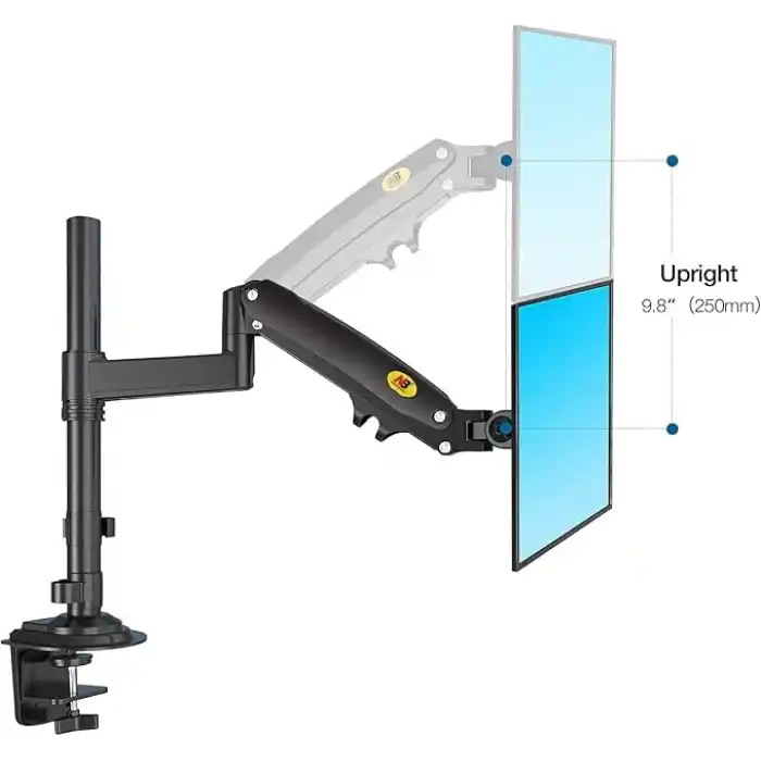 North Bayou NB H180 Ergonomic Profosyonel 17-35 inch Monitör Standı 2026 Versiyon (Matte Charcoal)
