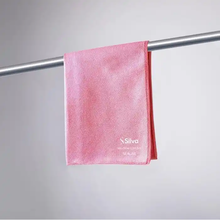 Silva Ultrafiber Premium Mikrofiber Cam Bezi Üçlü Set 40x40 cm - Hav ve İz Bırakmayan Cam Silme Bezi, Deterjansız Sadece Suyla Temizlik, Ayna Ekran Çelik ve Oto Camı İçin, Yeşil Mavi Pembe