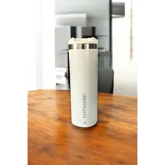 Dynamıc Paslanmaz Çelik Termos (Krem, 500ml)