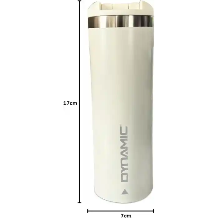 Dynamıc Paslanmaz Çelik Termos (Krem, 500ml)