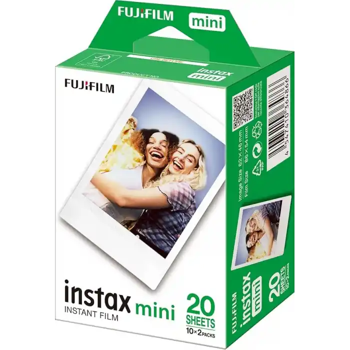 Fujifilm Instax Mini Film Çift, 20 adet