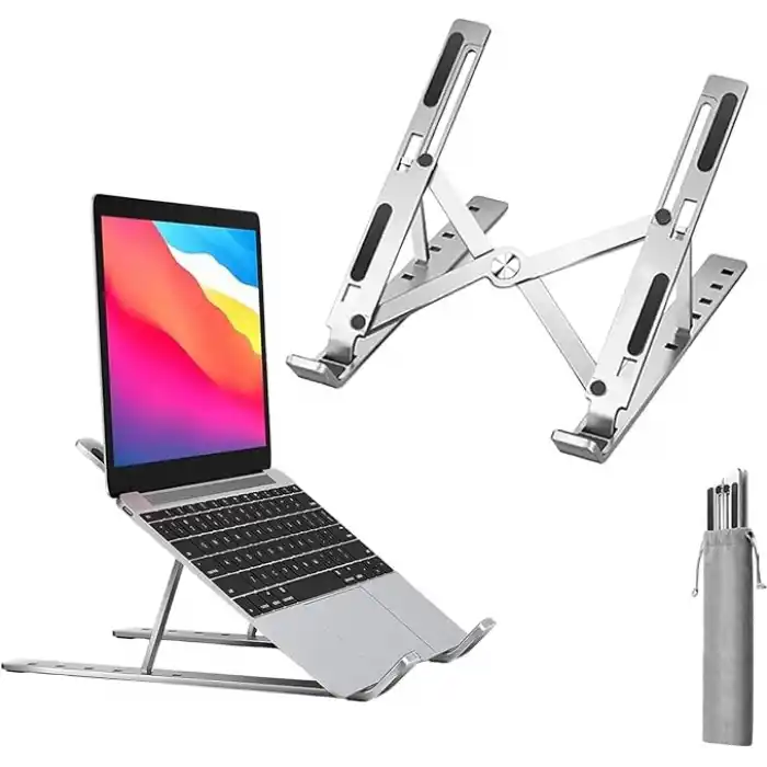 Laptop Yükseltici Metal Stand Ayarlanabilir Macbook Notebook Tablet Altlık Metal Dizüstü Bilgisayar Tutucu
