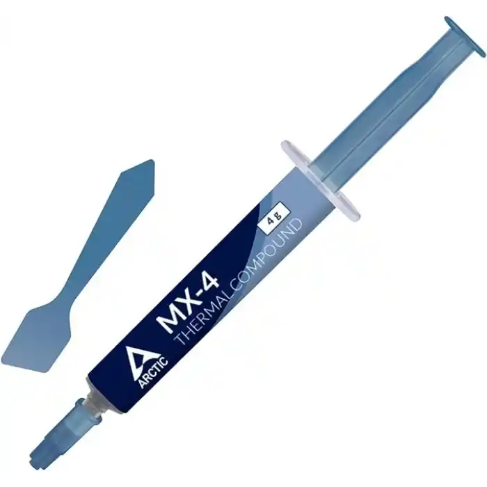 ARCTIC MX-4 (spatula dahil, 4 g) – Premium Performance termal macun tüm işlemciler için (CPU, GPU – PC, PS4), çok yüksek ısı iletkenliği, uzun dayanıklılık, güvenli kullanım, iletken değildir