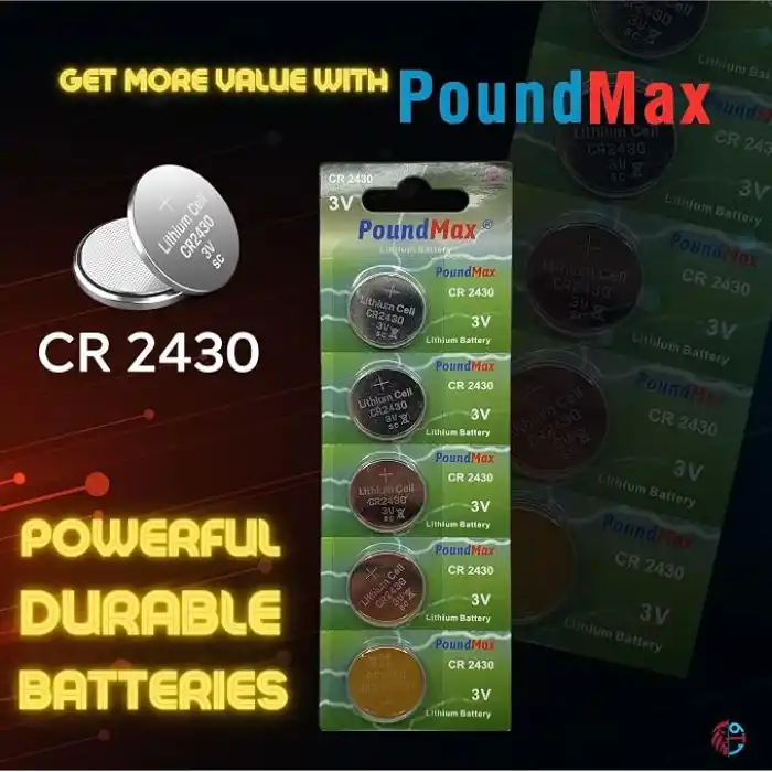 5 Adet 2430 CR2430 DL2430 3V PoundMax Lityum düğme pil, Uzun raf ömrü, küçük elektronik cihazlar için uzaktan kumandalar, teraziler, akıllı ev cihazları, ölçüm cihazları ve hesap makineleri