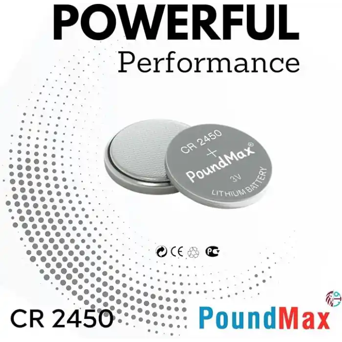 5 Adet 2450 CR2450 DL2450 DL2450 ECR2450 KCR2450 3V PoundMax Lityum Düğme Piller, Düğme Pil, Çocuklara Dayanıklı Ambalaj, Akıllı Ev Cihazları, Küçük Elektronik Ev Aletleri, Araba Anahtarları ve Diğer