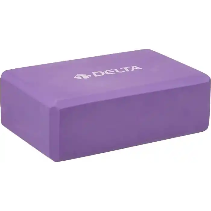 Delta Çiftli Yoga Blok - 2 Adet Yoga Block - Eva Yoga Bloğu Seti,Mor