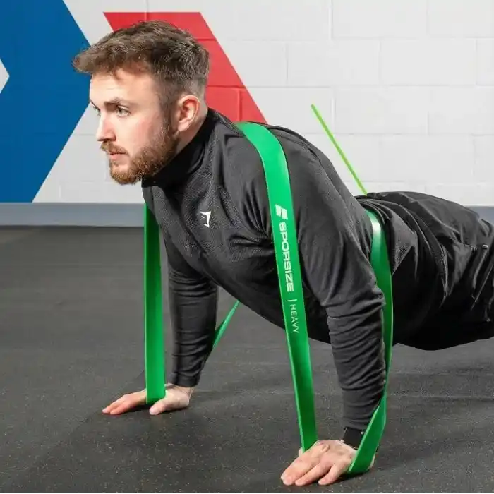 Sporsize Profesyonel Direnc Bandi Tekli Guclu Lateks Loop Band, Fitness, CrossFit, Pilates ve Ev Egzersizleri icin