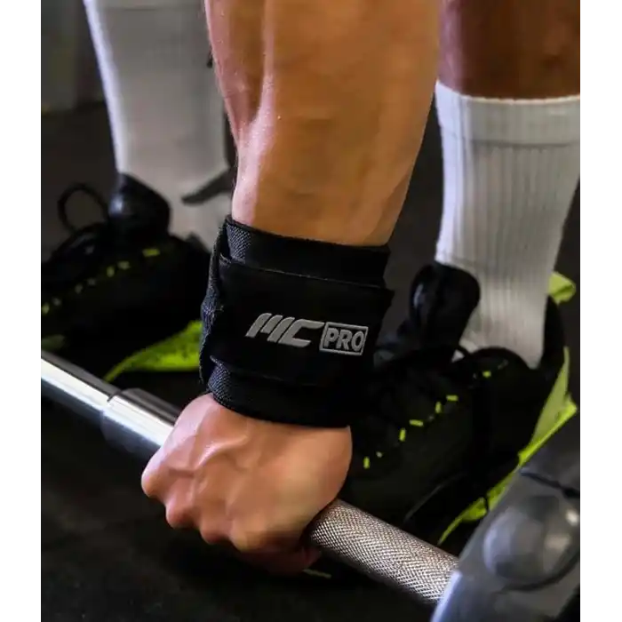 MuscleCloth Pro Wrist Wraps Siyah 2li Paket