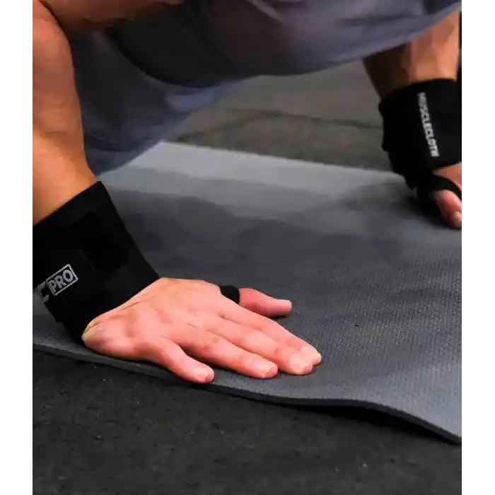 MuscleCloth Pro Wrist Wraps Siyah 2li Paket
