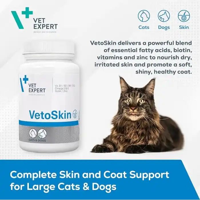 Vet Expert VetoSkin Köpek ve Kedi Tüy ve Deri Vitamini