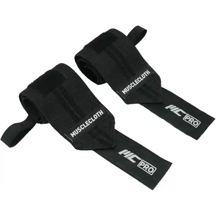 MuscleCloth Pro Wrist Wraps Siyah 2li Paket